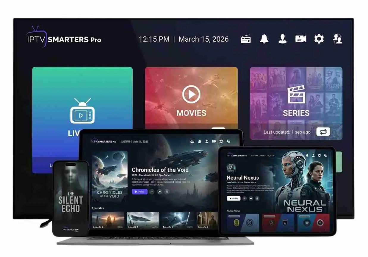 Aperçu du tableau de bord IPTV France Pro